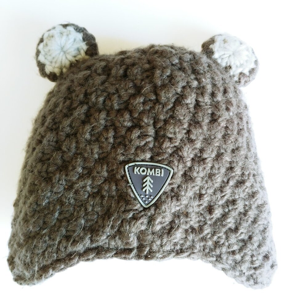 Kombi Knit 3D Bear Ears Hat 3-9 Months